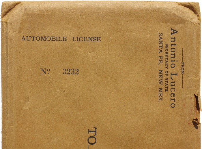 New Mexico License Plate Mailing Envelopes